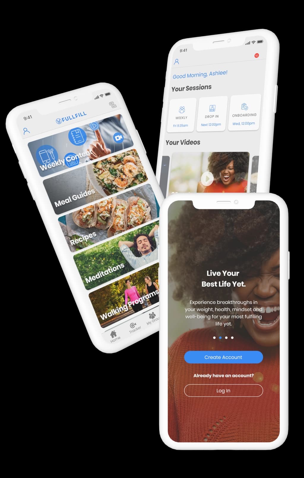 Lean Life final UI screens collage